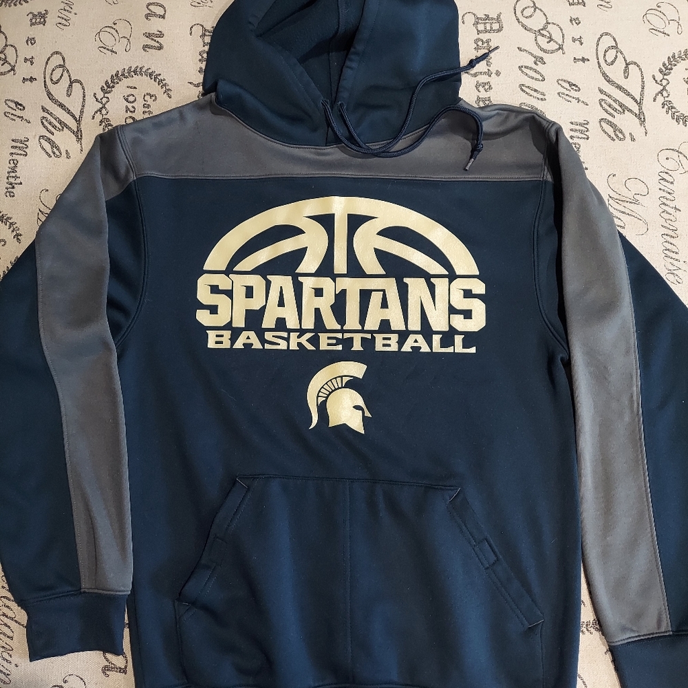 Spartans Basketball Hoodie sz small
